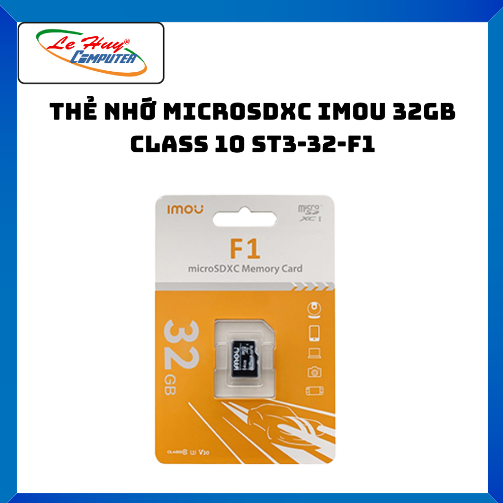 การ์ดหน่วยความจํา Micro SD 32Gb Lexar/ 128GB/256GB Micro SDXC U3 V30 A1/ IMOU 32GB Class 10 ST3-32-F