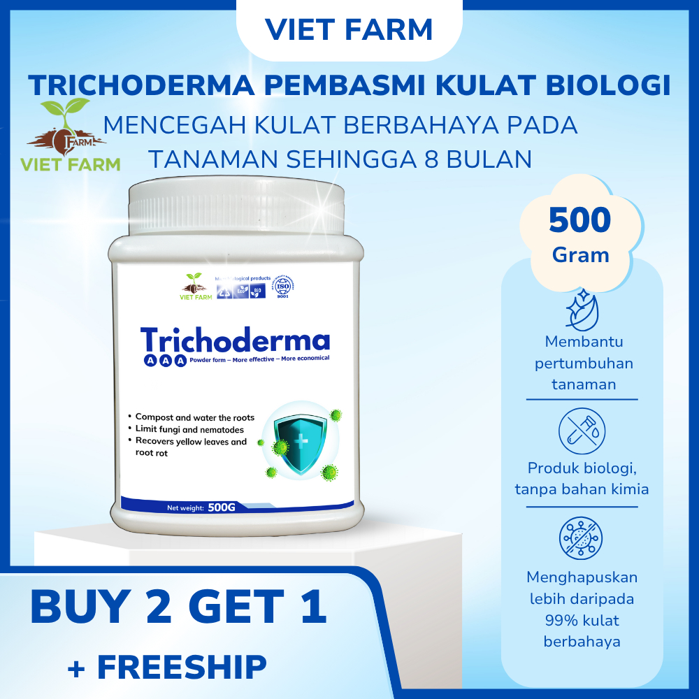 TRICHODERMA - NEW PREMIUM - 3 TIMES MORE EFFECTIVE - PREVENT FUNGUS REGENERATIVE สําหรับ 8 เดือน
