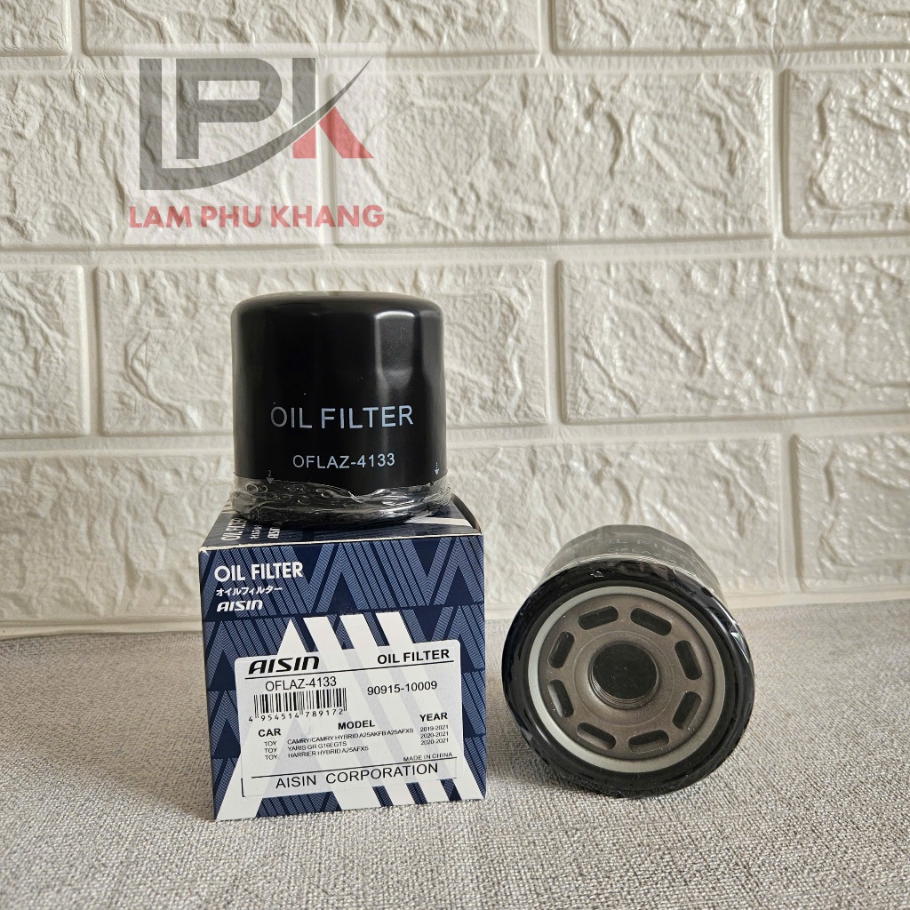 [OFLAZ-4133] กรองน้ํามันเครื่องสําหรับ Toyota CAMRY 2019-2020, CAMRY HYBRID 2019~ ยี่ห้อ Aisin