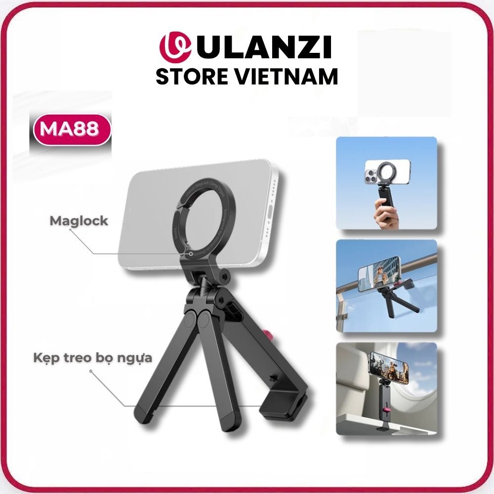 Ulanzi MA88 - MagLock Magnetic Desk Clamp สําหรับสมาร์ทโฟน