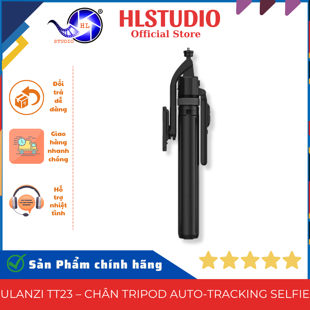 Ulanzi TT23 Auto-Tracking ขาตั้งกล้อง Selfie Stick 163cm T168 HL Studio
