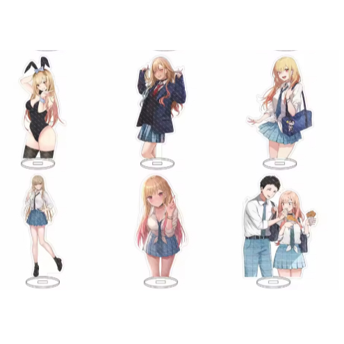 My Dress-Up Darling อะคริลิคยืนรุ่น – Kitagawa Marin, Gojo Wakana, Inui Sajuna & Inui Shinju