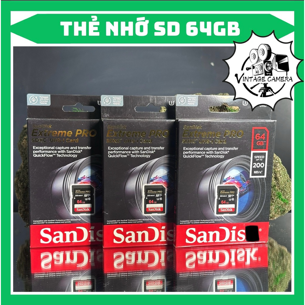 การ์ดหน่วยความจํา SD 64GB