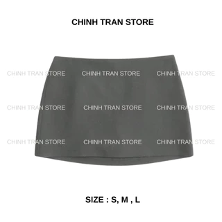 กระโปรง Low-rise Basic Short-Color Trendy - Chinh Tran Store