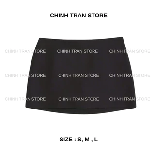 กระโปรง Low-rise Basic Short-Color Trendy - Chinh Tran Store