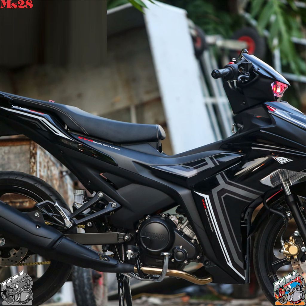 EXCITER 155 สติ๊กเกอร์ REMOVABLE - รุ่น Y16ZR BLACK WHITE GREY - MS27