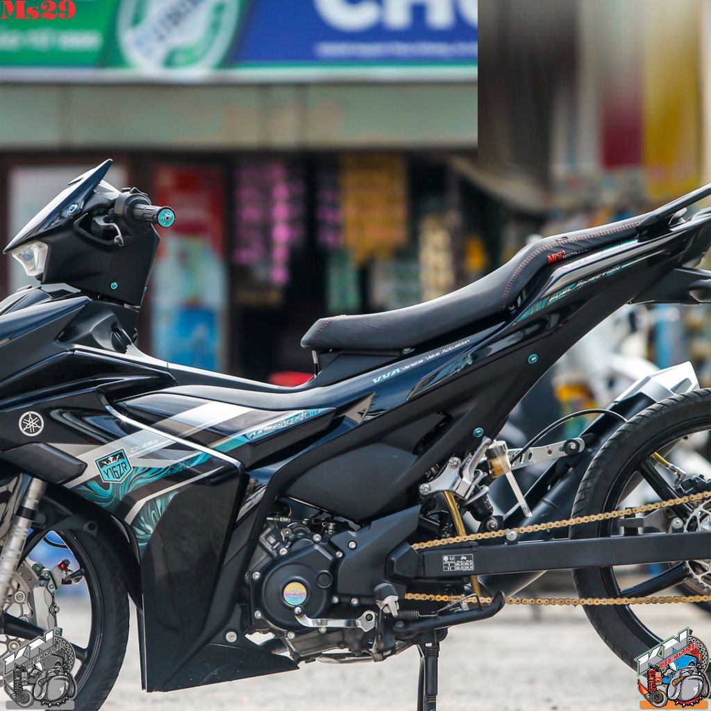 EXCITER 155 สติ๊กเกอร์ REMOVABLE - รุ่น Y16ZR BLACK GREY BLUE - MS29