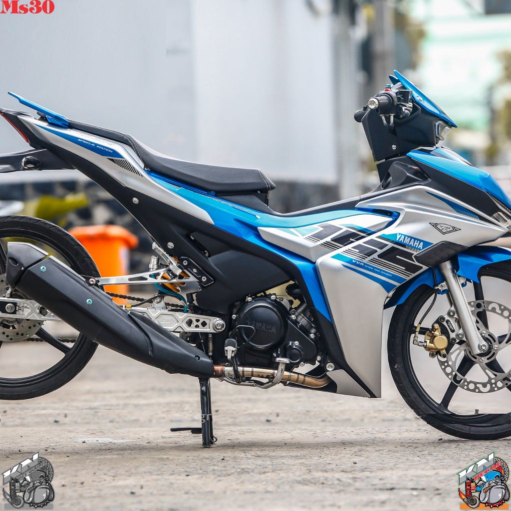 EXCITER 155 สติ๊กเกอร์ REMOVABLE - รุ่น Y16ZR SILVER BLUE BLUE BLUE - MS30