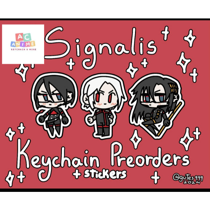 พวงกุญแจ Signalis, elster, arianne, falke