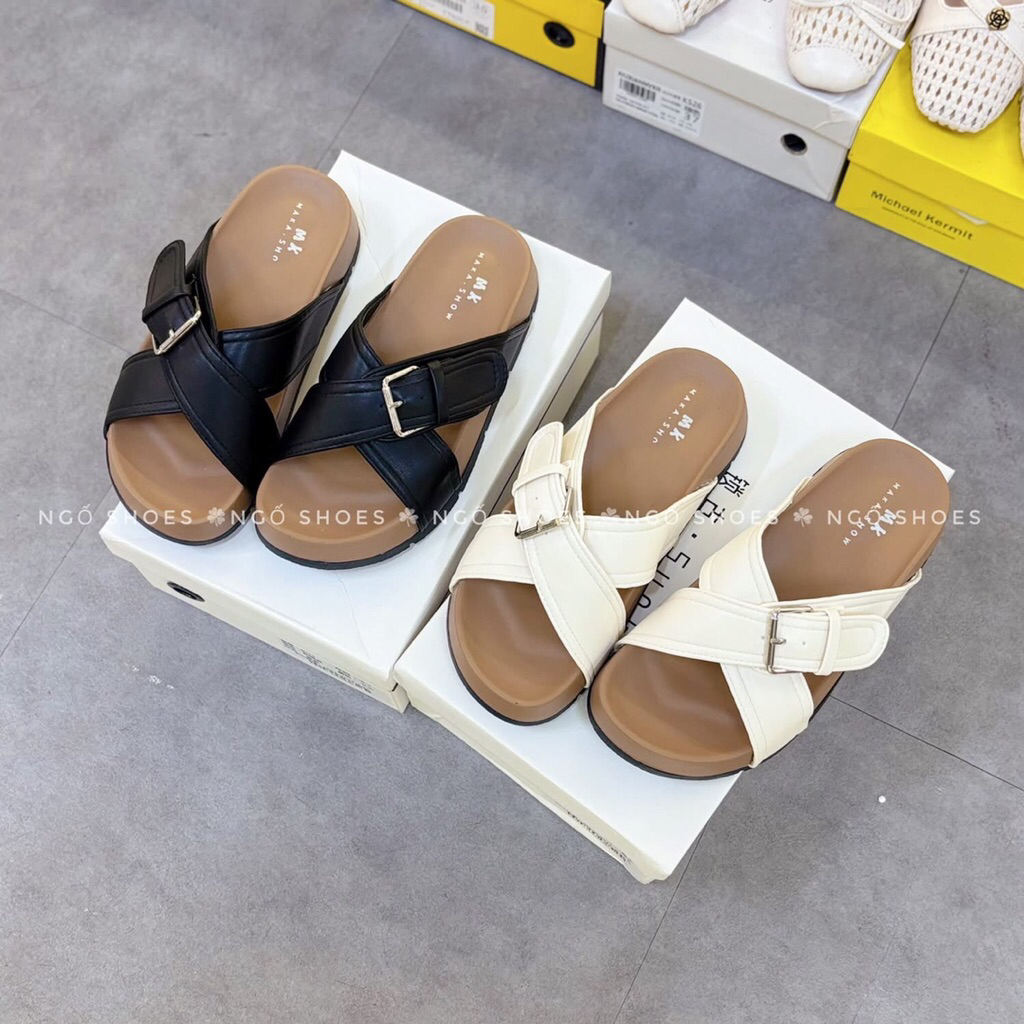 รองเท้าแตะแบบล็อคไขว้ Qc fullboxxxx