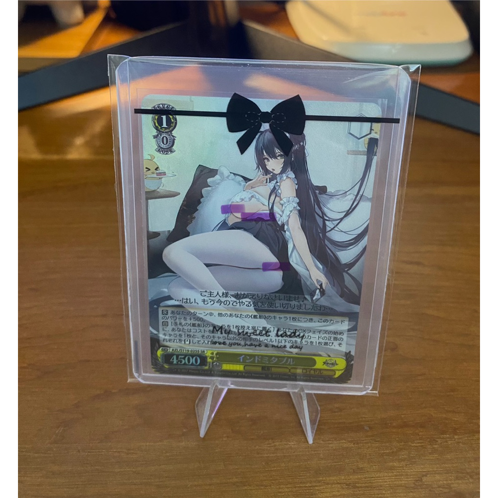 Weiss scwarz Azur lane การ์ด SR ระบุตัวตนได้