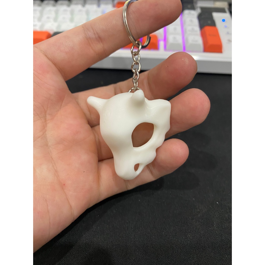 พวงกุญแจ Cubone - การพิมพ์ 3 มิติ