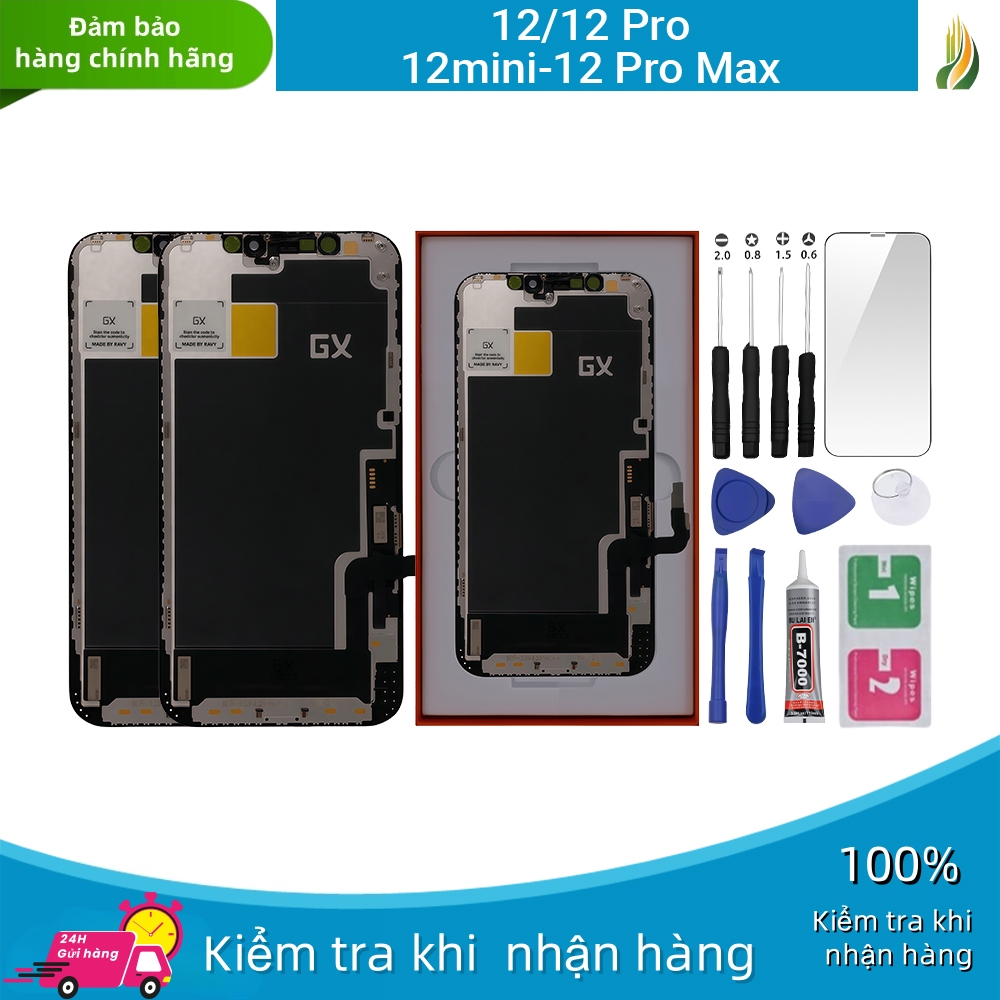 หน้าจอ TFT GX ของแท้เข้ากันได้กับ iPhone 12/12 Pro/12mini/12 Pro Max มาพร้อมชุด