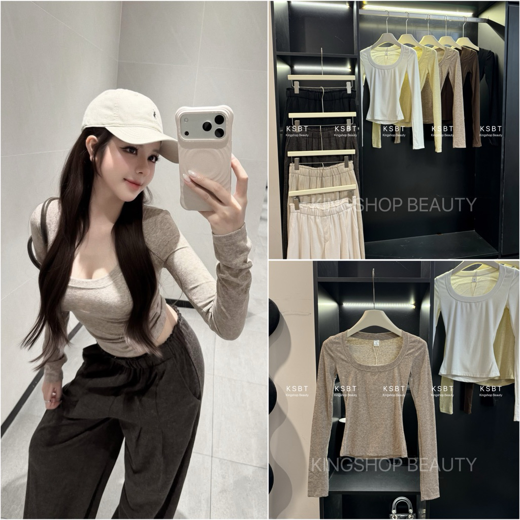 •Kingshopbeauty•เสื้อยืดกระดาษคอเหลี่ยมผสมกางเกง MPB Straight