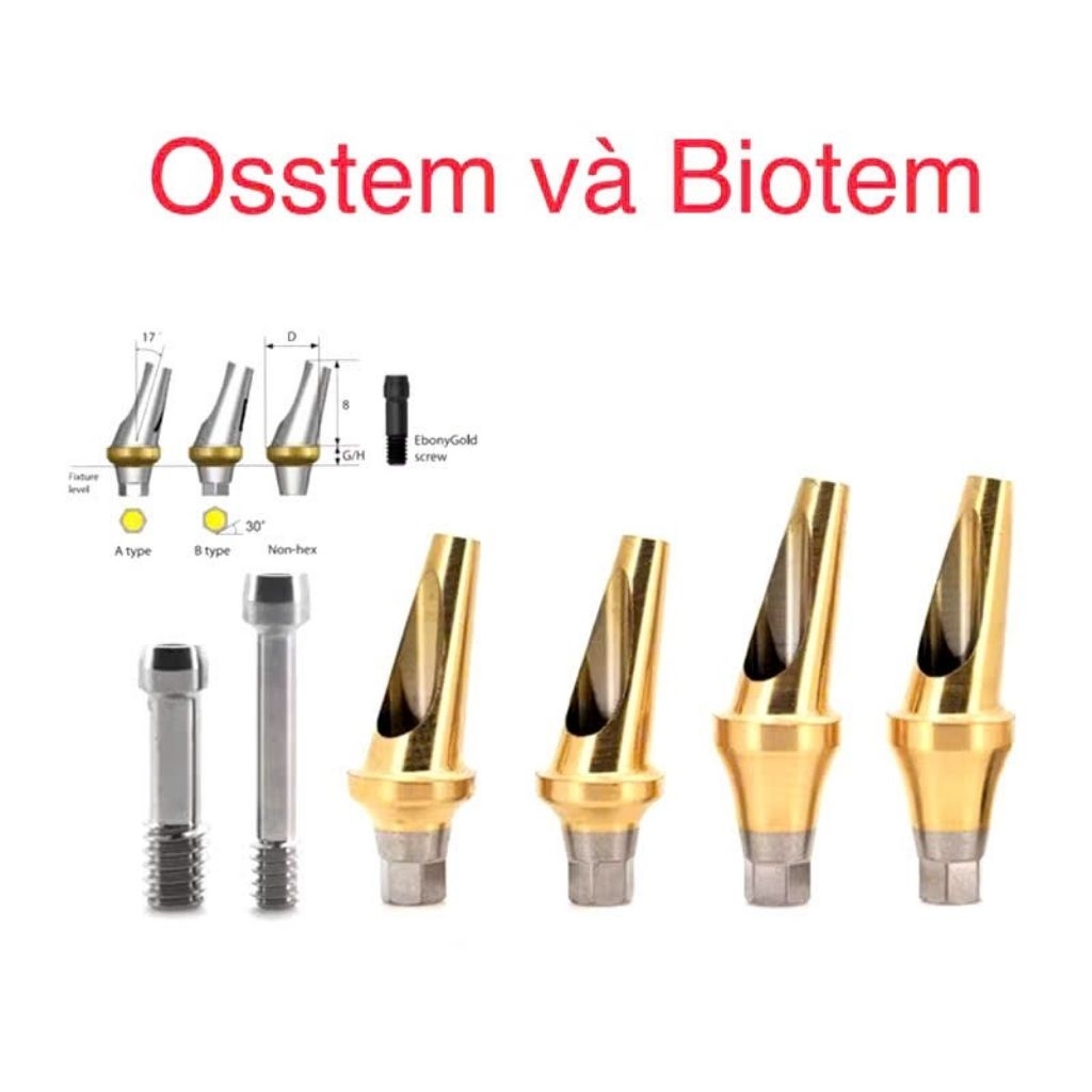 การอุดมสมบูรณ์แบบเอียง 17 องศาเข้ากันได้กับพืช Osstem/Hiossen และ Biotem