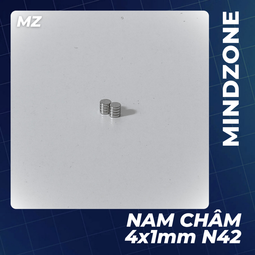 Rubik Mod Magnet 4x1mm N42 ชุด 12 ชิ้น