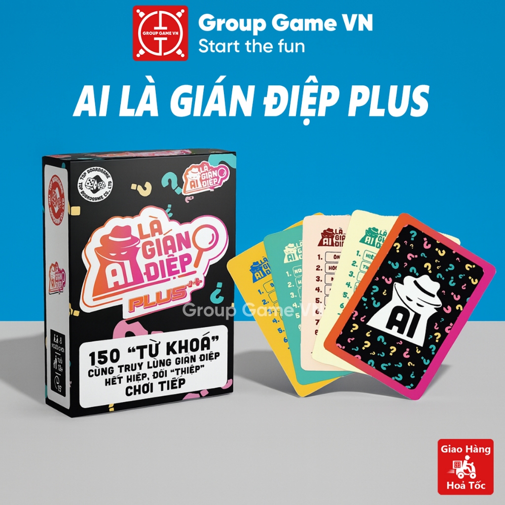 เด็ค AI IS DIET PLUS พร้อมคําสําคัญ 150 คํา - เกมกระดาน WePlay เวอร์ชั่นเวียดนามเพื่อเล่นกับเพื่อน