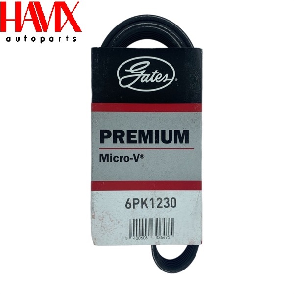 เข็มขัด Gates 6PK 1230 Premium (รหัส: Gates 6PK 1230 P)