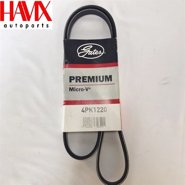 สายพาน Gates 4PK 1220 Premium (Toyota Vios 08-13) (รหัส: Gates 4PK 1220 P)