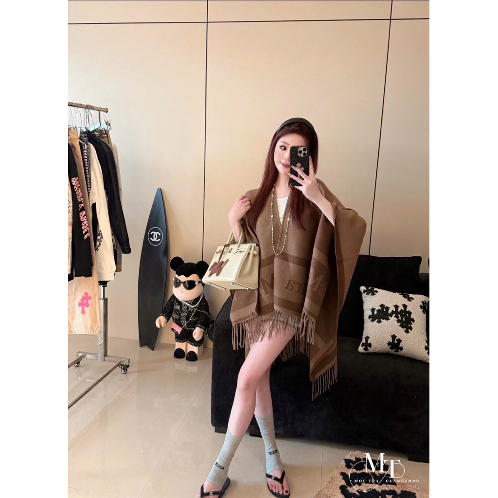 ผ้าพันคอมาตรฐาน Max Mara siu vip