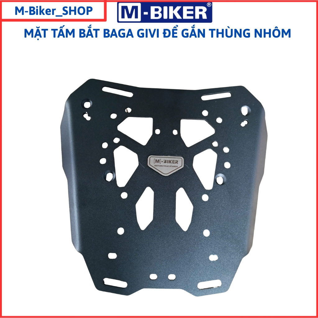 แผ่นยึด Givi baga แผ่นยึด givi baga แผ่นยึดกระเป๋า givi ติดกล่องท้ายอลูมิเนียม เอ็มไบเซอร์