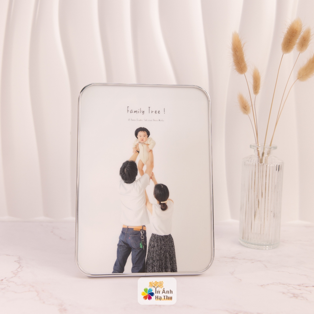 ขนาดใหญ่ SILVER FRAME MIRROR PHOTO (35x50, 40x60, 50x75, 60x90)