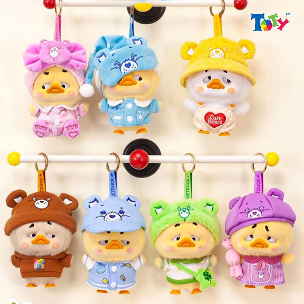 Upset Duck Collectible Blind Box Model - Care Bears - Beige Rainbow - 1983 - FU09