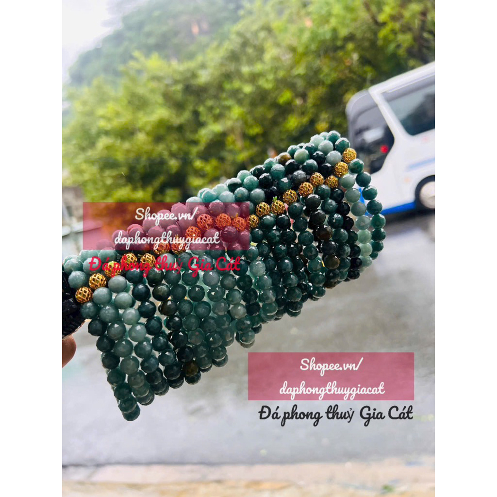 Da Lamoc Cut Giac Bracelet ขนาด 8mm Svip Inspected Goods