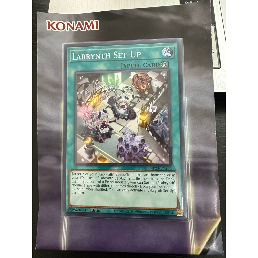 การ์ด Yugioh! Labrynth Set-Up (การ์ดจริง)