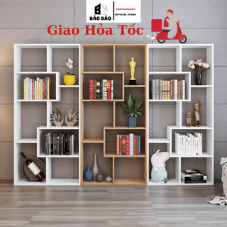 (GIAO HỎA TỐC TPHCM FREESHIP) KỆ SÁCH CHỮ U GỖ MDF TRANG TRÍ - Kệ U
