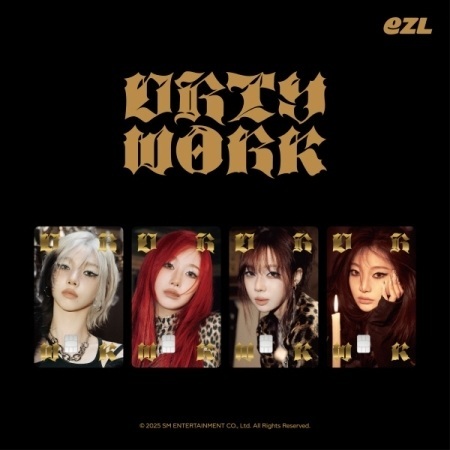 AESPA - การ์ดทรานซิสเตอร์ DIRTY WORK_EZL