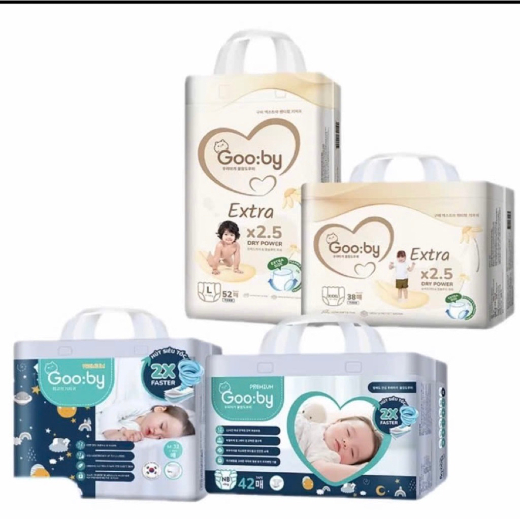[COMBO 2B] GOOBY EXTRA DAY ผ้าอ้อม/กางเกง รุ่นปรับปรุงใหม่ของลูกน้อยของคุณ