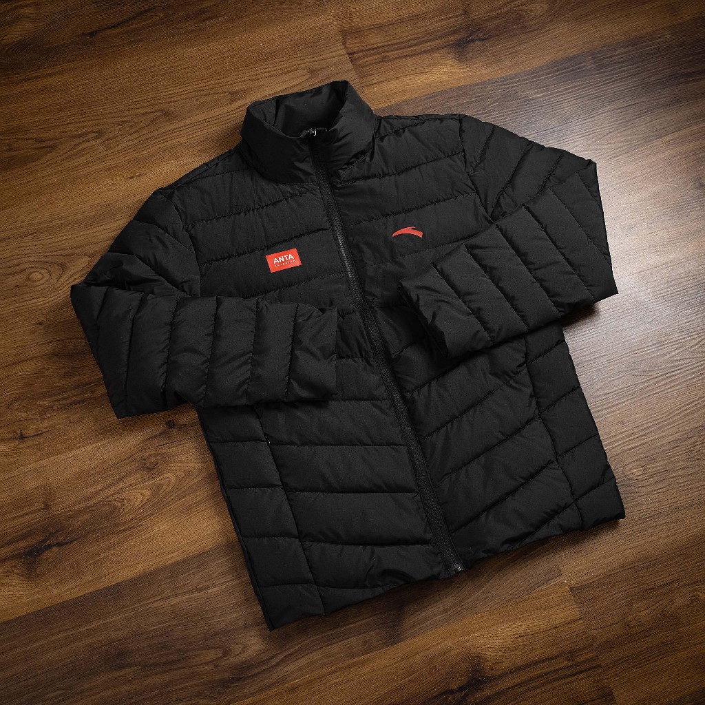 คุณภาพสูง ANTA LIFE JACKET KEEPS UP TO WARM ANTA A-LOCK DOWN ANTA JACKET, ANTA BLACK LIFE JACKET (สี