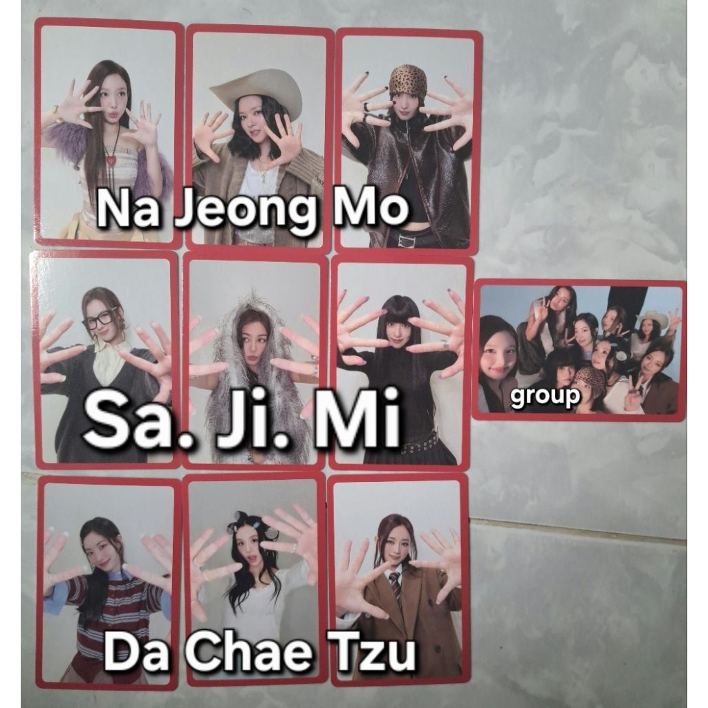 CARD PRE TEN THE STORY GOES ON TWICE SEPARATE NAYEON MOMO JIHYO MINA SANA DAHYUN CHAEYOUNG TZUYU ตอน