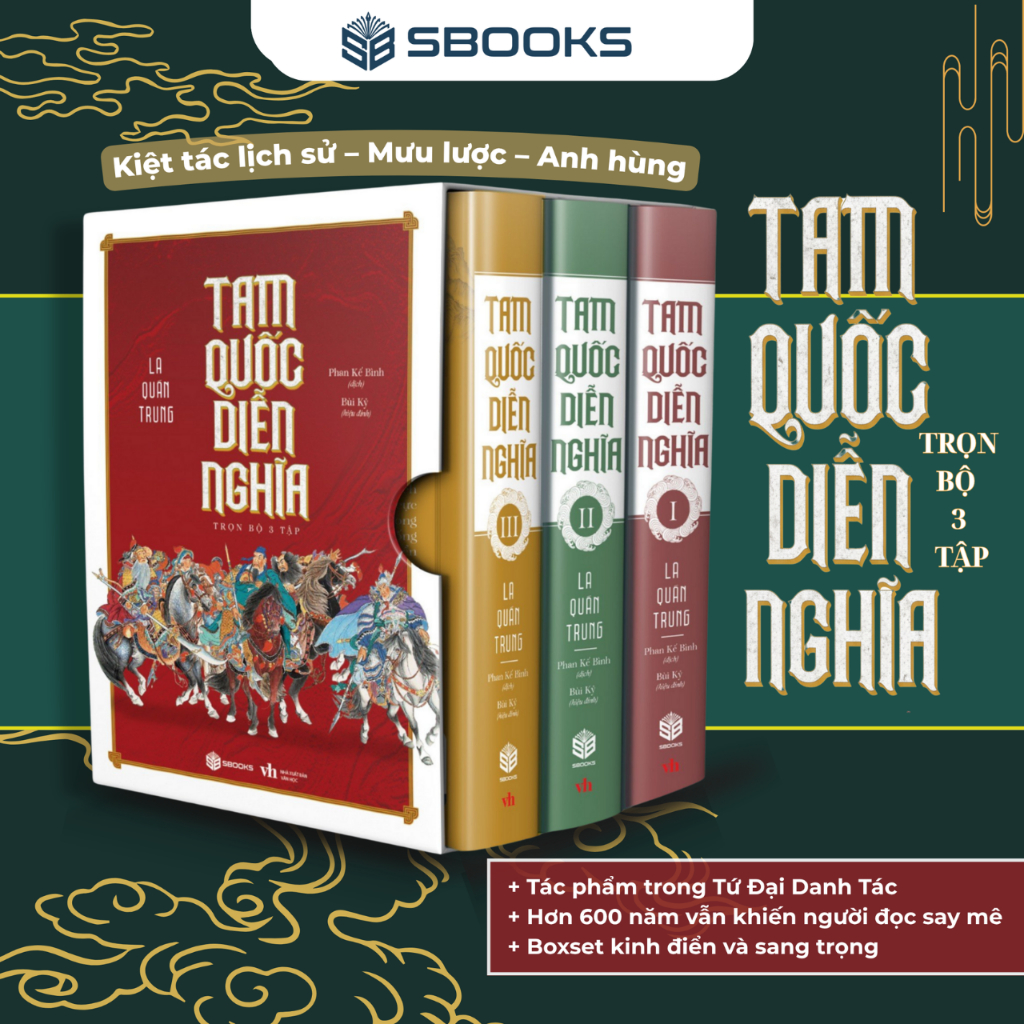 หนังสือ - Combo of 3 Romance of the Three Kingdoms - SBOOKS