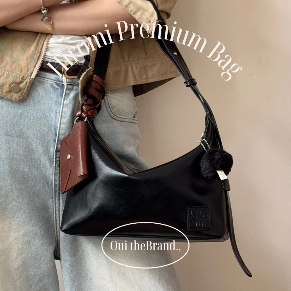 [ Free POUCH ] Hiromi み กระเป๋าหนัง PREMIUM - HIROMI PREMIUM Designer Bag ( Ouithebrand )