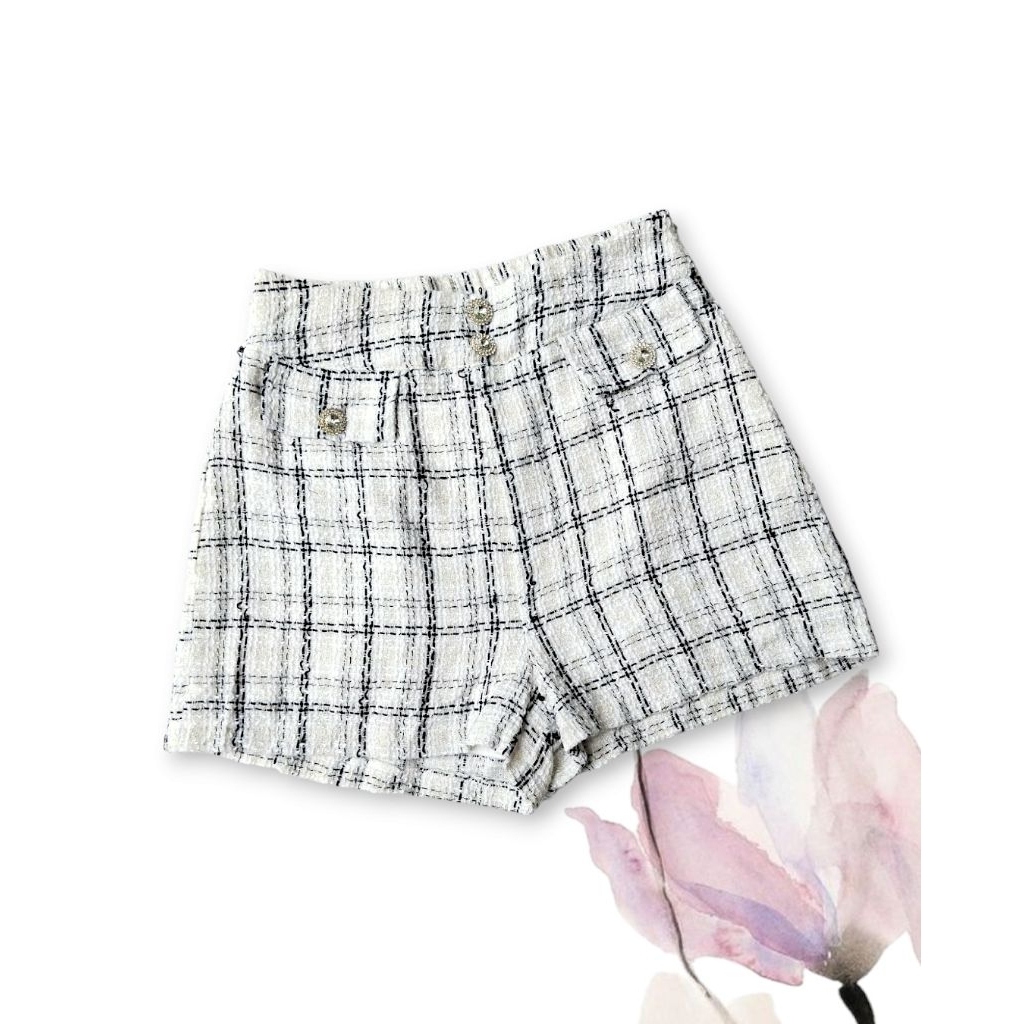 กางเกงขาสั้นทวีตแบรนด์ GRL ไซส์ S