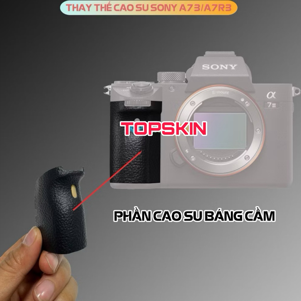 ยางทดแทนสําหรับกล้อง Sony A73, A7III, A7R3, A7c, A74