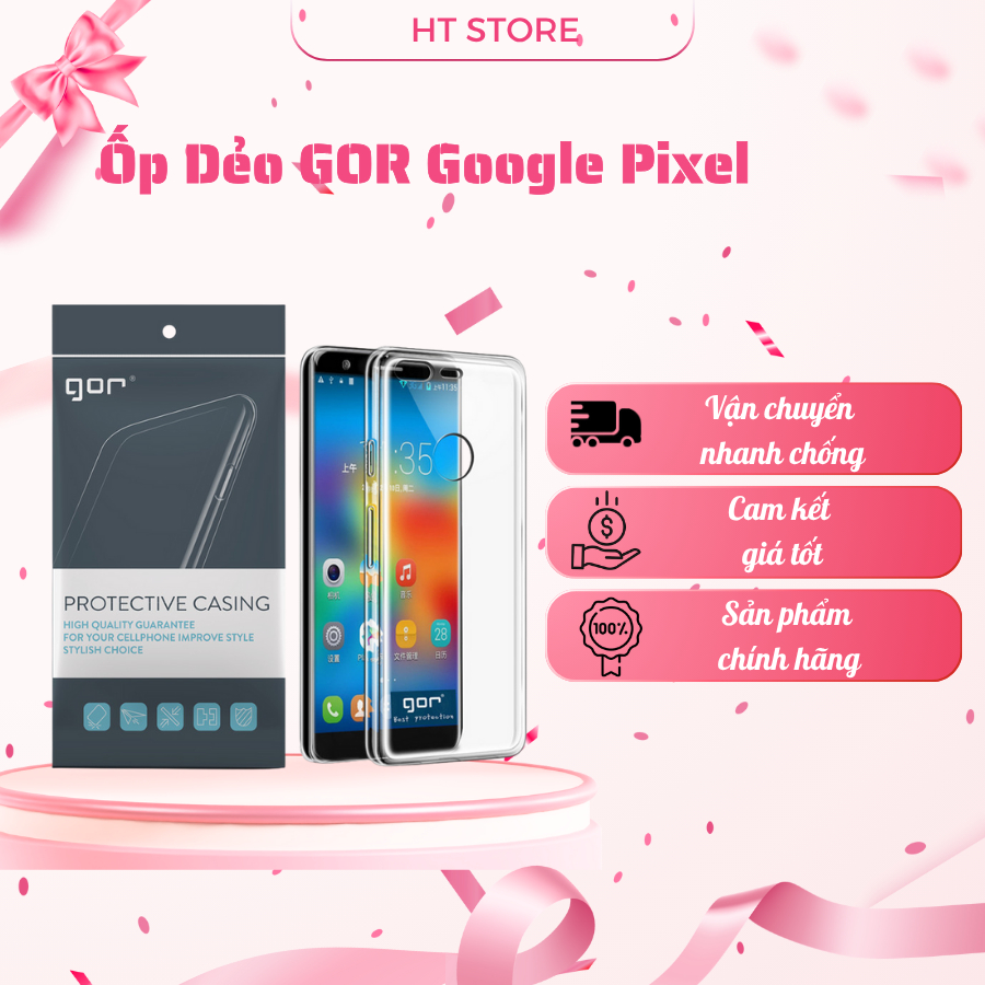 ของแท้โปร่งใส Gor Google Pixel 3a 3axl 4 4xl 4a 4a5g 5 5aa5g 6 6pro 7 7pro กรณี