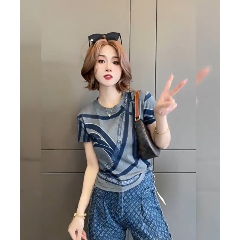 เสื้อยืดผ้าฝ้ายพิมพ์ลาย 3D Young and Dynamic_A1351