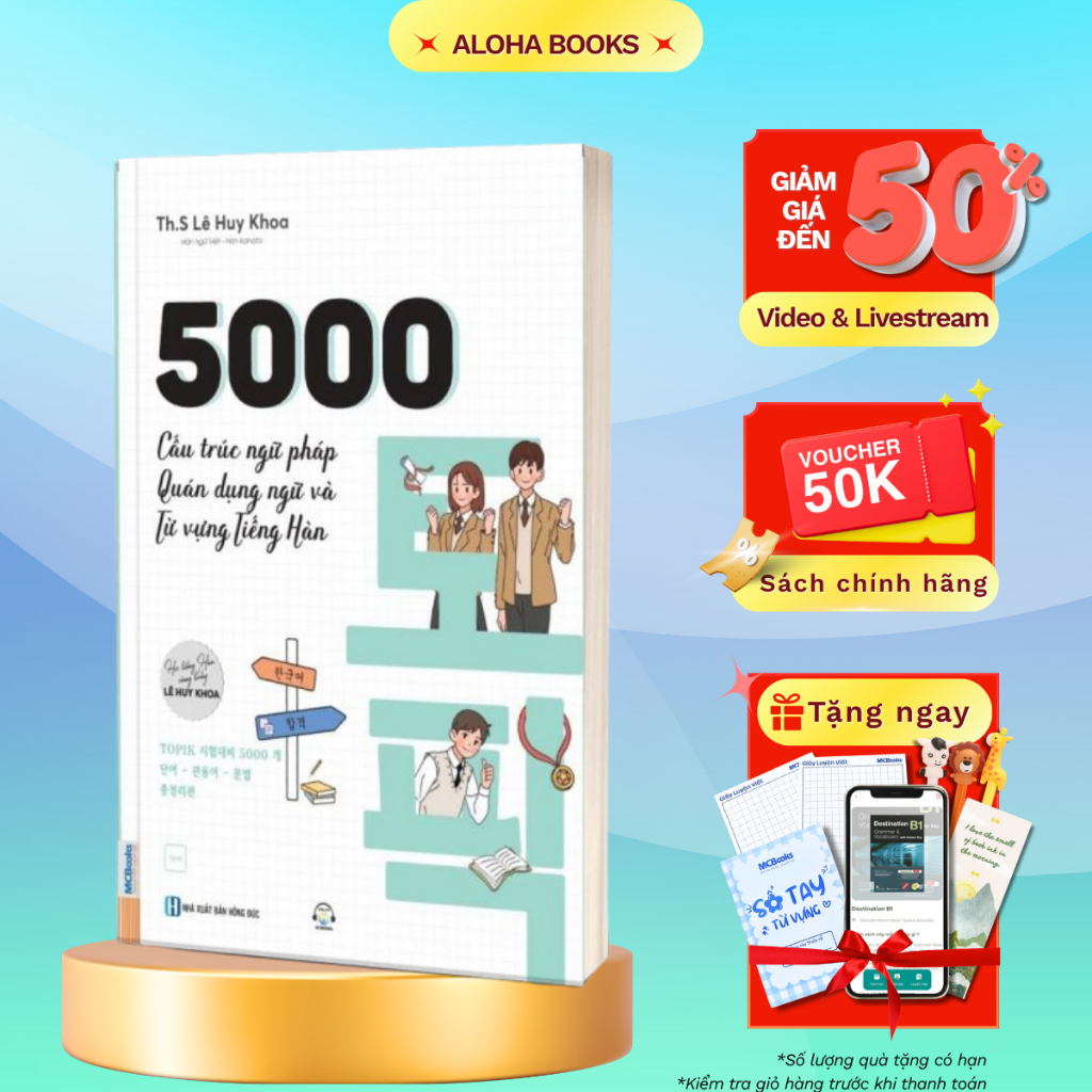 หนังสือ - 5000 โครงสร้างไวยากรณ์แห่งชาติโดยใช้ภาษาและคําศัพท์เกาหลี - หนังสือ MC