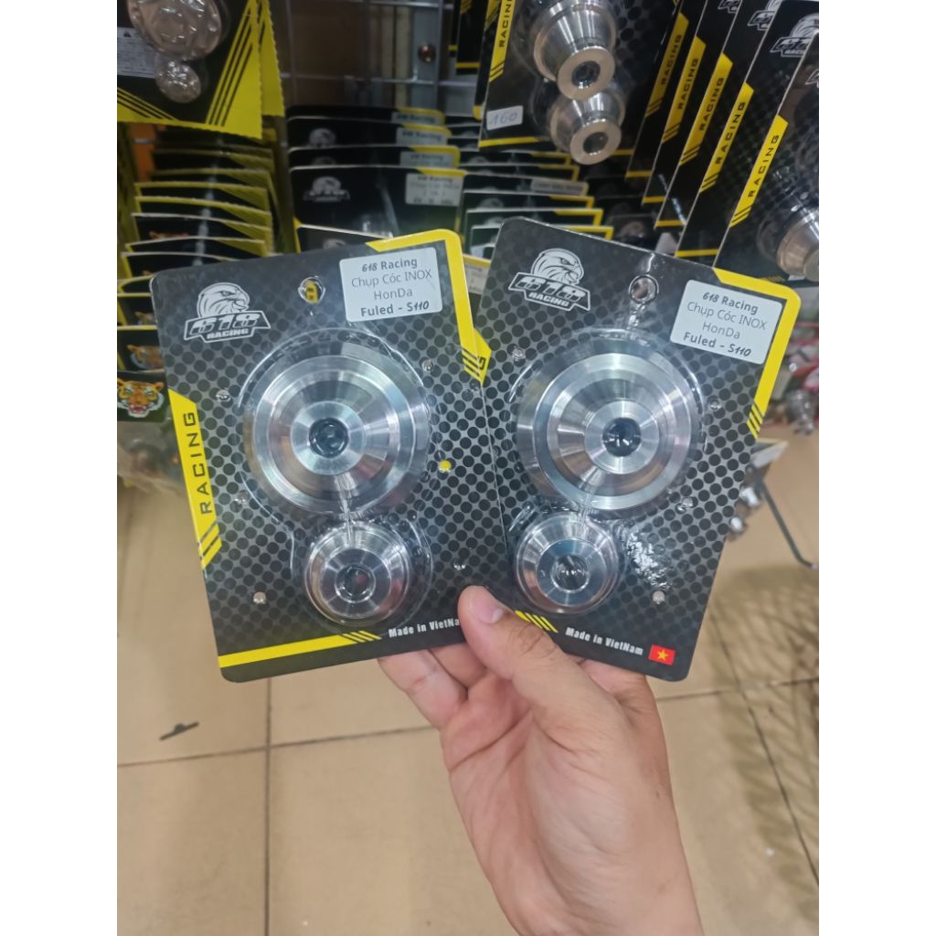 304 618 ชุดวงล้อสแตนเลส Racing ติดตั้งด้วย Fuled/Ws110/Rsx110/Blade110