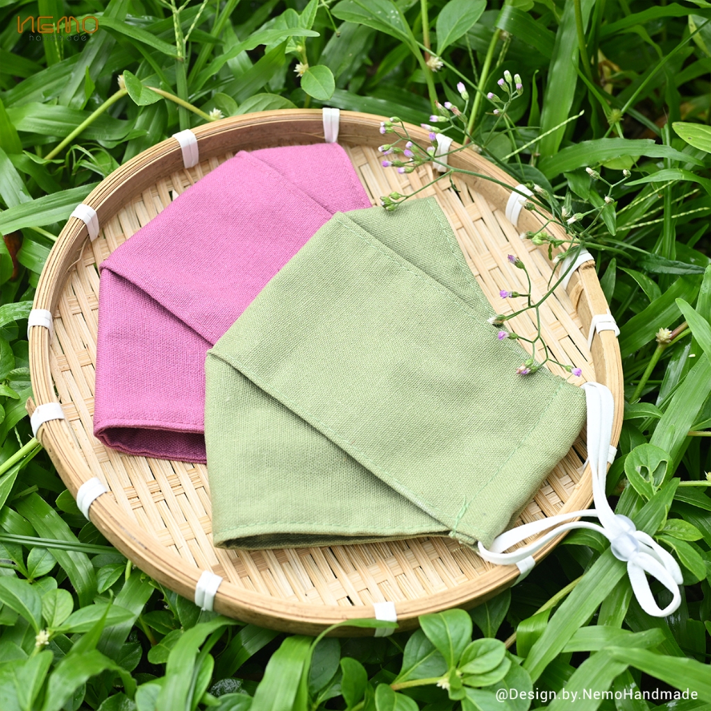 NEMO HANDMADE 4D FULL LINEN CHEESE MASK, MONY TIMES ที่น่าพอใจ ACNE - KT4DW