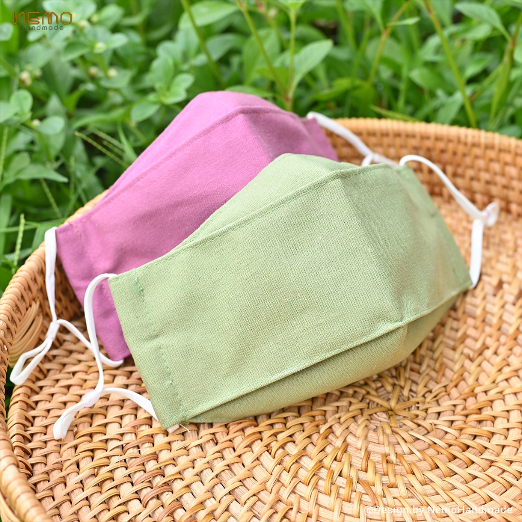 NEMO HANDMADE 4D LINEN MASK SUNSCREEN, DUST FILTER, BACTERIA, ACNE PREVENTION - KT4DW