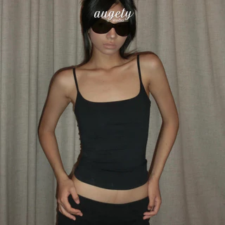 [สีใหม่] Augety Studio MIRA TOP เสื้อเชิ้ตทูพีซพื้นฐานเอวยางยืดคุณภาพสูง