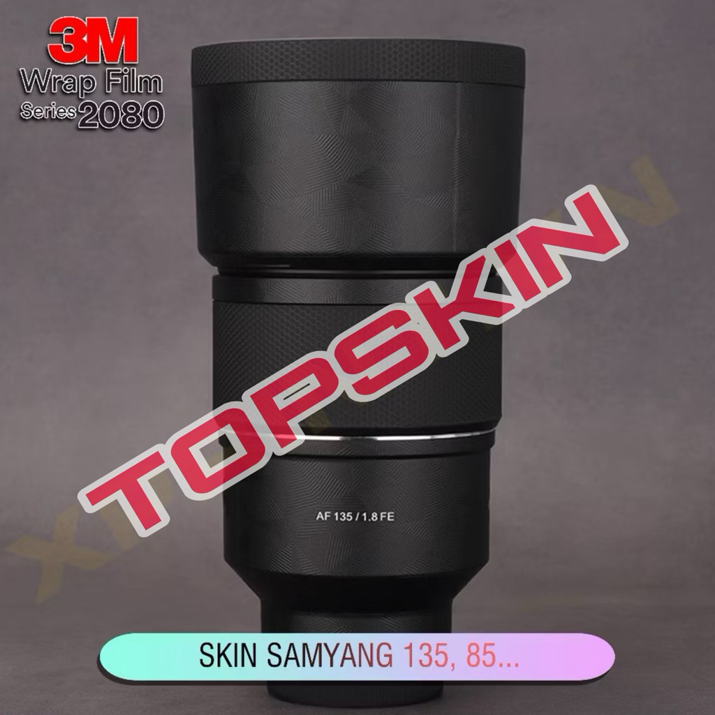 สติ๊กเกอร์ 3M ระดับพรีเมียมสําหรับ Samyang RF 85, Samyang FE 135 F1.8, 35-150, 14-24. เลนส์กล้อง.