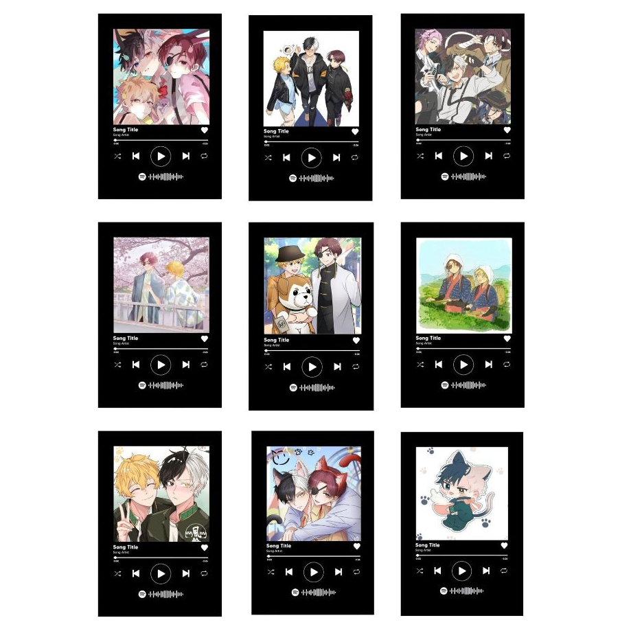 กรอบรูปโพลา 6x9 ซม. ชุด Anime Win Breaker คอลเลกชันคู่ (P2)