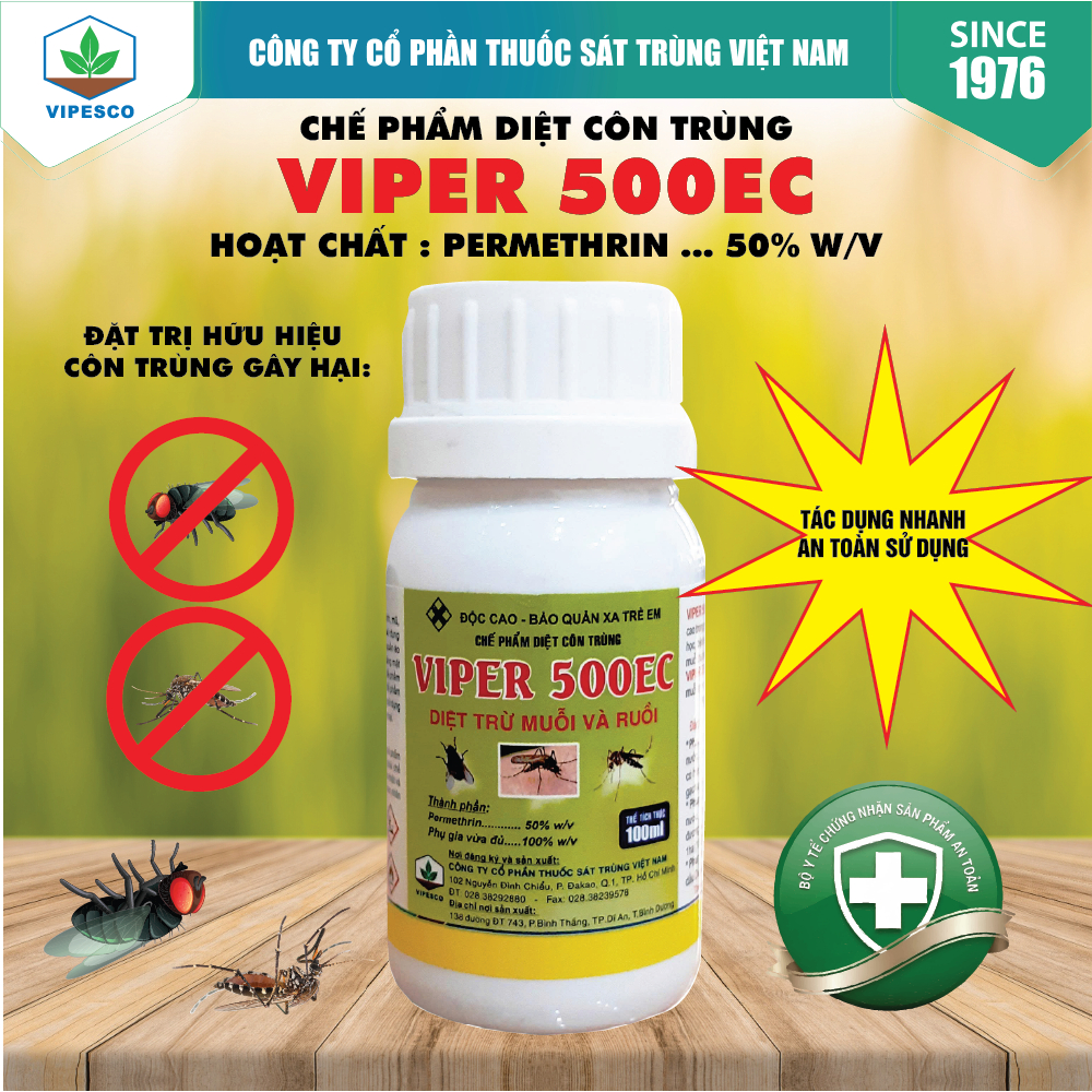 VIPER 500EC (100ml) - ฆ่าและฟลาย