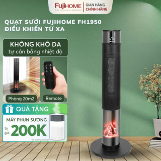 Máy Sưởi Gốm FUJIHOME FH.1950 Nhập Khẩu, Quạt Sưởi Ceramic PTC Cao Cấp Làm Ấm Nhanh, Không Khô Da, Tự Ngắt An Toàn
