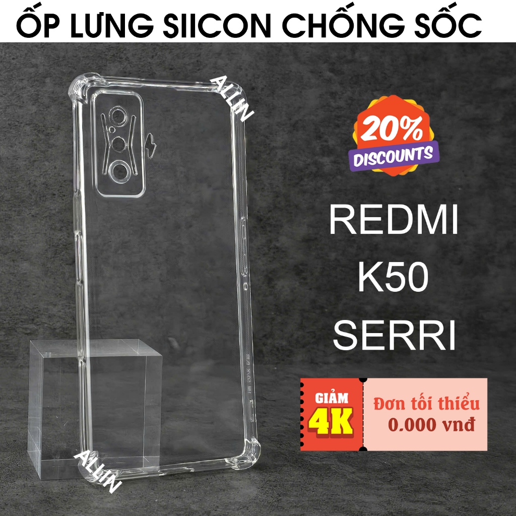 Redmi K50 / K50 Pro / K50 Gaming ซิลิโคนใสกันกระแทก / เคสป้องกันกล้อง